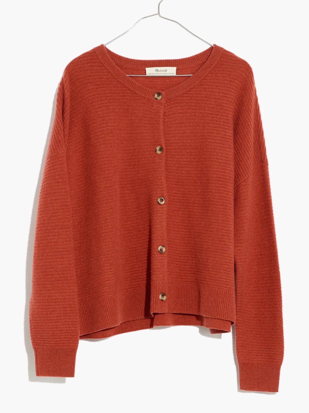 Madewell (Re)sponsible Cashmere Deville Cardigan Sweater, EUC